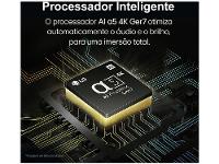 Smart TV 75" 4K NanoCell LG 75NANO80TSA WebOS 24 Processador α5 Ger7 Wi-Fi Bluetooth com Alexa 3 HDMI 2 USB - 9