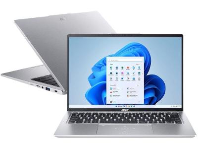 Notebook Acer Swift Go 14 SFG14-73T-54KB Intel Core Ultra 5 16GB RAM SSD 512GB 14" Touchscreen LED