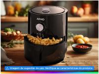 Air Fryer Arno Ultra Preta com Timer 4,2L - 3