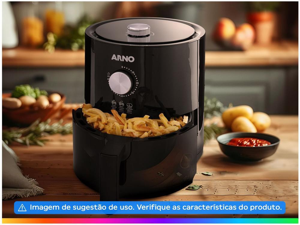 Air Fryer Arno Ultra Preta com Timer 4,2L - 12