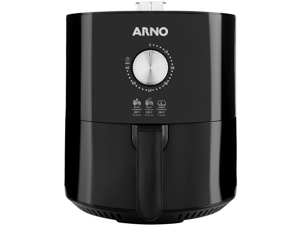 Air Fryer Arno Ultra Preta com Timer 4,2L - 4