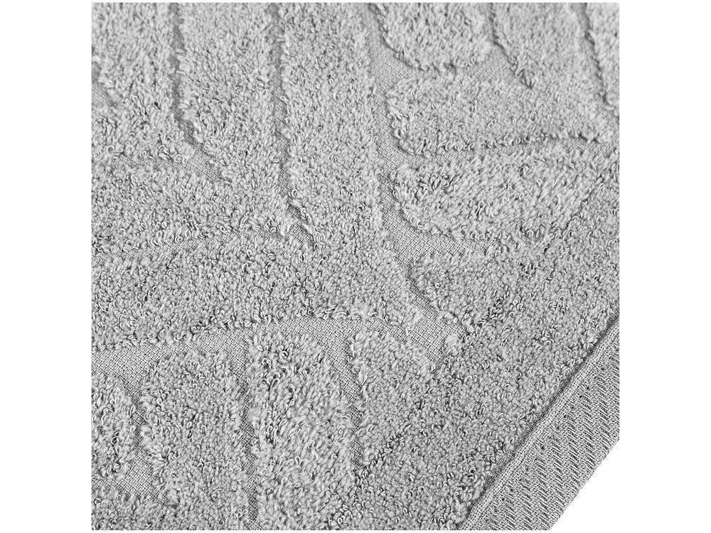 Jogo de Toalhas de Banho Atlântica 100% Algodão Sofisticata Florença Cinza Elefante 4 Peças - 9