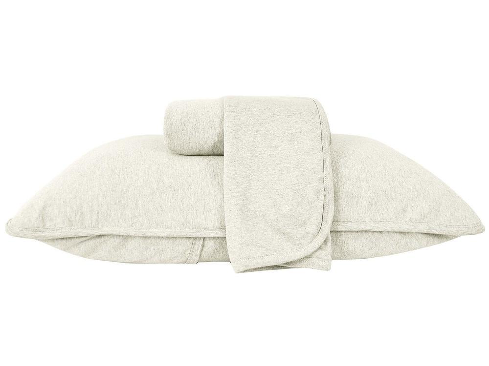 Jogo de Cama Queen Atlântica Mescla Urban Bege 3 Peças - 1