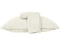 Jogo de Cama Queen Atlântica Mescla Urban Bege 3 Peças - 1