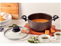 Caçarola Tramontina Antiaderente com Tampa Chumbo 8L 28cm Paris - 2