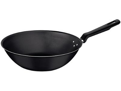 Frigideira Antiaderente Tramontina Wok de Alumínio Funda Starflon Max Loreto Grafite 28cm