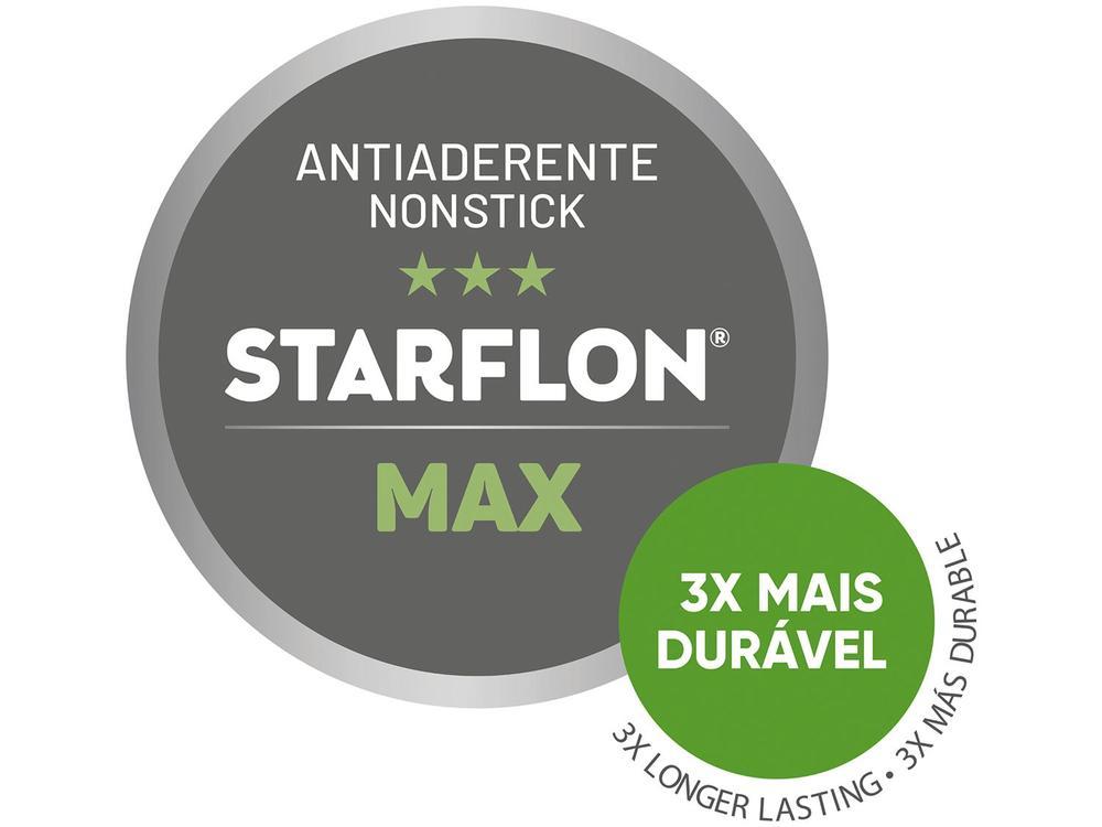 Frigideira Antiaderente Tramontina de Alumínio com Tampa Turim Chumbo 22cm - 2