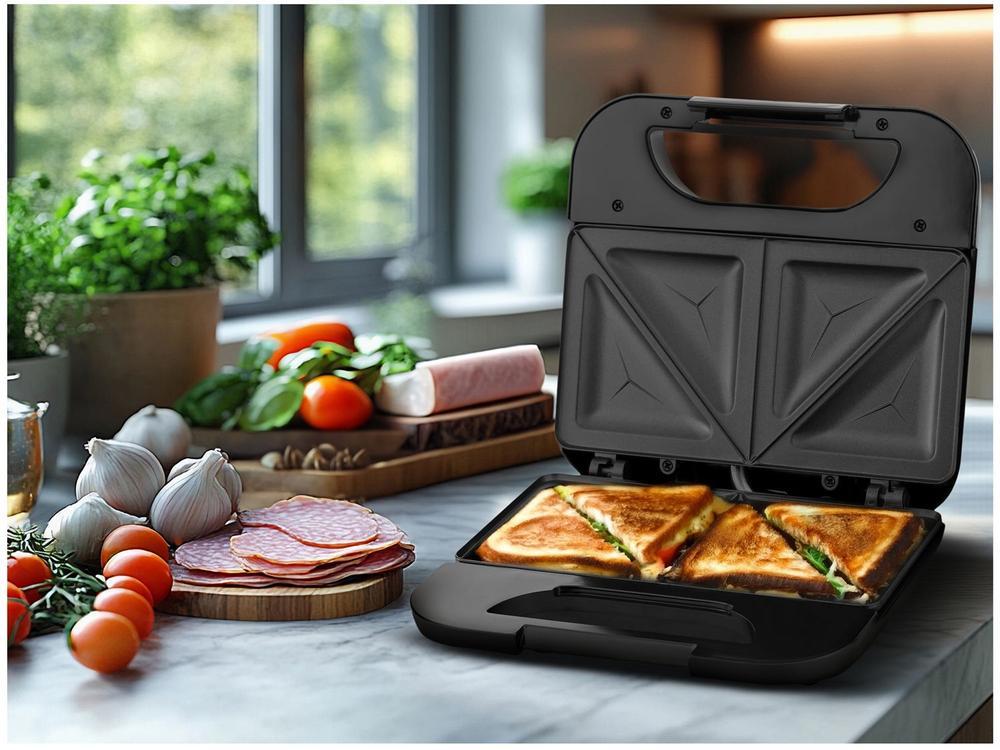 Sanduicheira Britânia Toast Preta 750W - 2