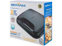 Sanduicheira Britânia Toast Preta 750W - 8