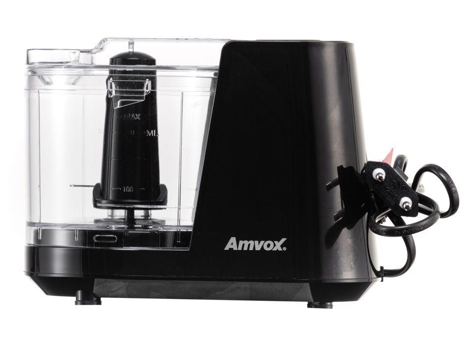 Mini Processador de Alimentos Amvox 100W Preto - 3