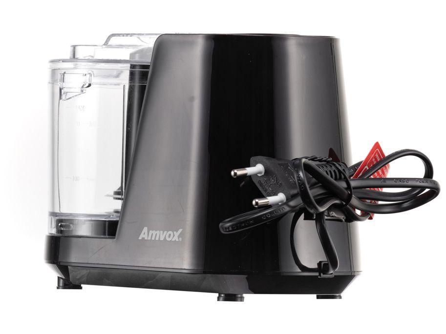 Mini Processador de Alimentos Amvox 100W Preto - 4