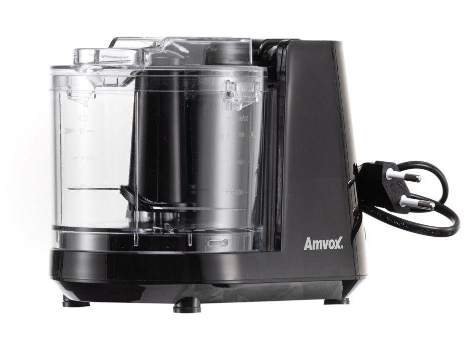 Mini Processador de Alimentos Amvox 100W Preto - 9