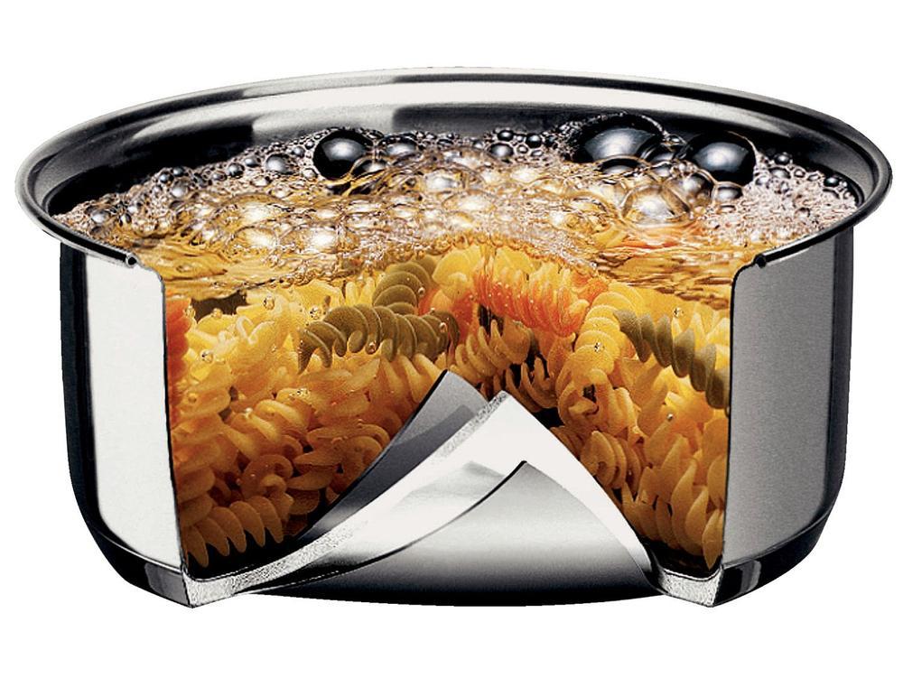 Caçarola Tramontina Inox 6,08L com Tampa - 3