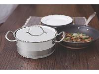 Caçarola Tramontina Inox 6,08L com Tampa