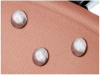 Conjunto de Frigideiras Antiaderente Tramontina de Alumínio Caribe Preto e Salmão 3 Peças - 7