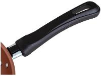 Conjunto de Frigideiras Antiaderente Tramontina de Alumínio Linz Preto e Salmão 3 Peças - 6