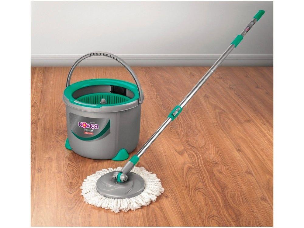 Mop Giratório com Balde Microfibra Bettanin Noviça - 2