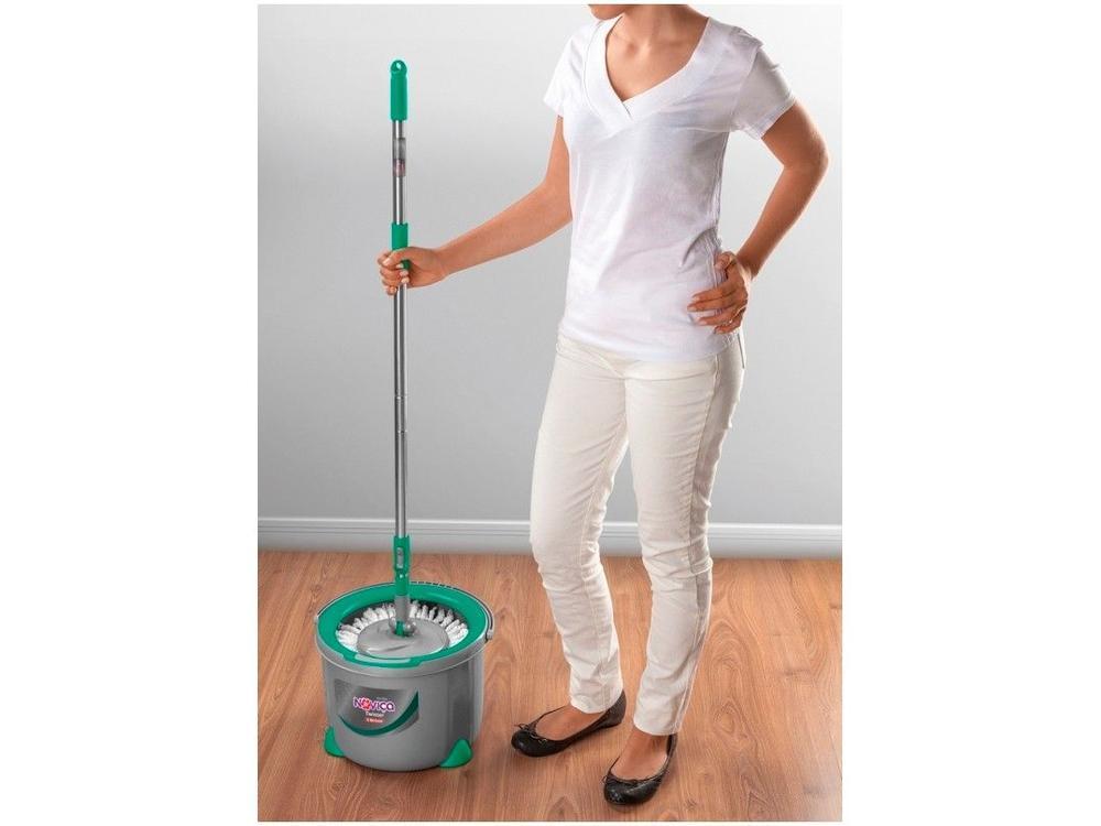 Mop Giratório com Balde Microfibra Bettanin Noviça - 3