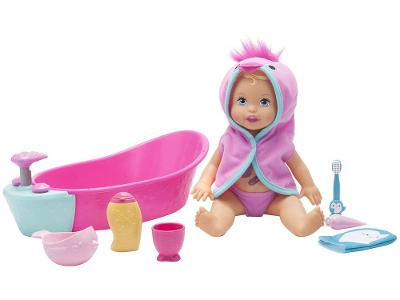 Boneca Little Mommy Brincadeira na Banheira