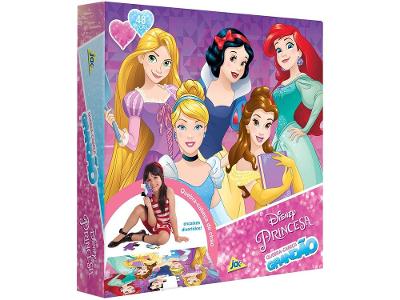 Quebra-cabeça 48 Peças Princesas Grandão Jak
