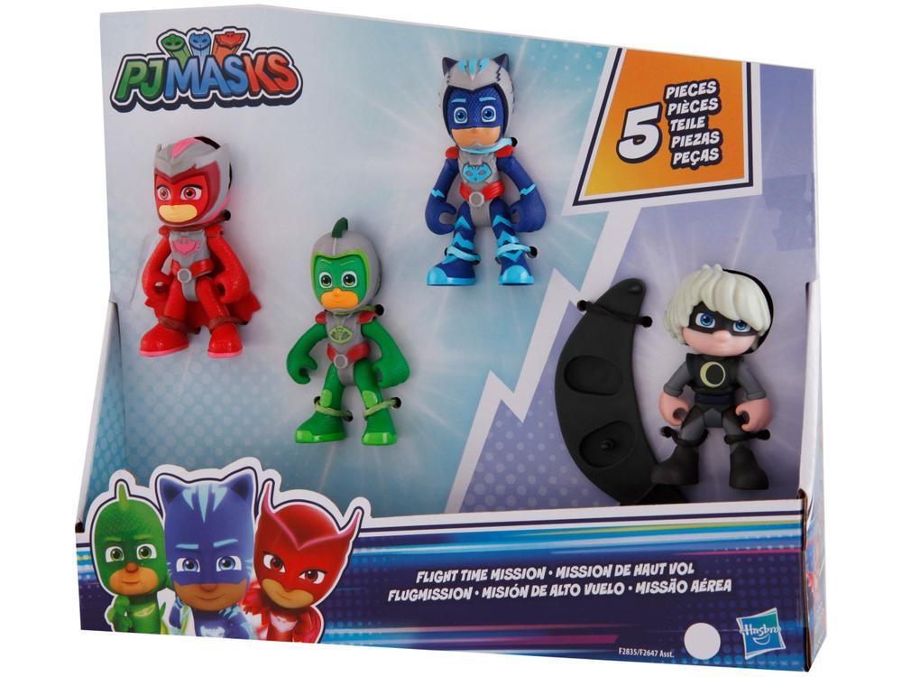 Boneco PJ Masks Missão Aérea 7,5cm com Acessórios - 9