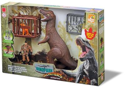 Dinossauro Dinopark Hunters Expedition Articulado