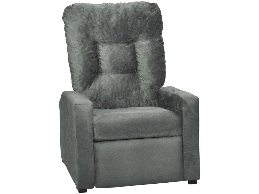 Poltrona Reclinável 2 Posições Suede - 1