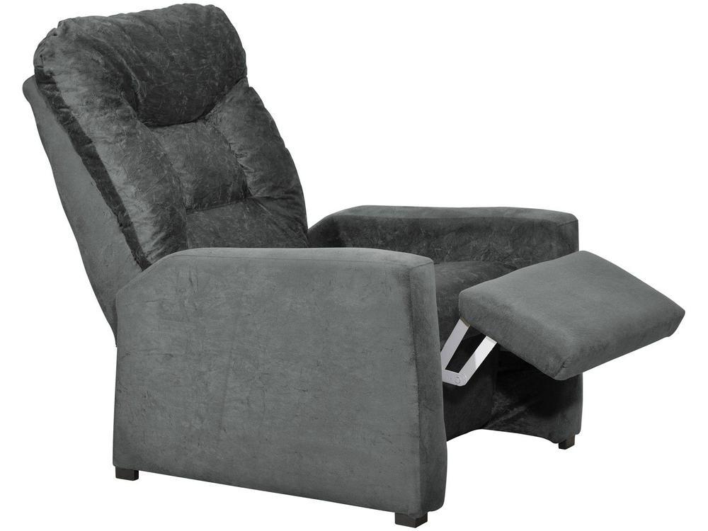 Poltrona Reclinável 2 Posições Suede - 2