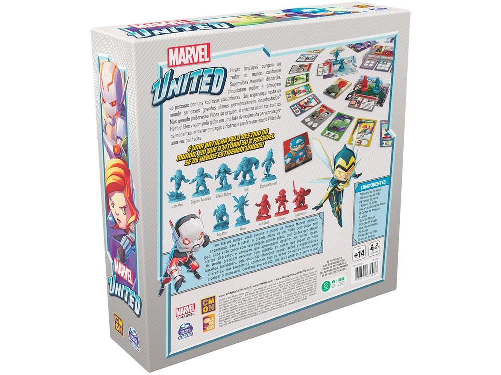 Jogo Marvel United Tabuleiro Galápagos - 8