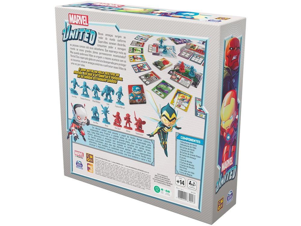 Jogo Marvel United Tabuleiro Galápagos - 9