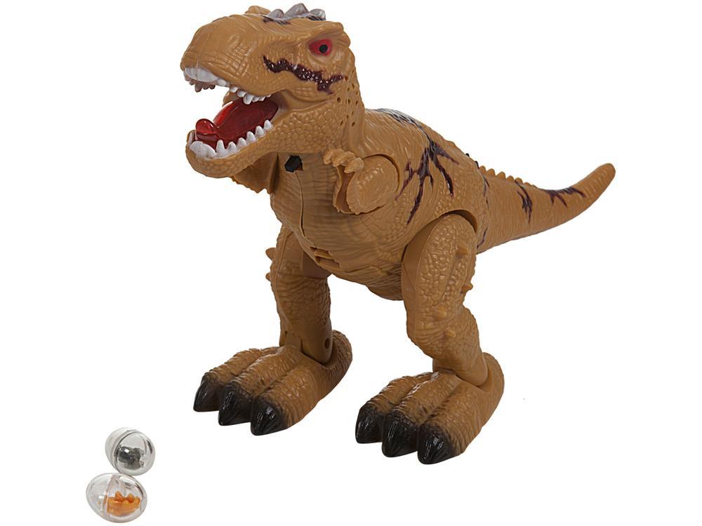 Dinossauro de Brinquedo Emite Som e Luz Solta Ovo - 1