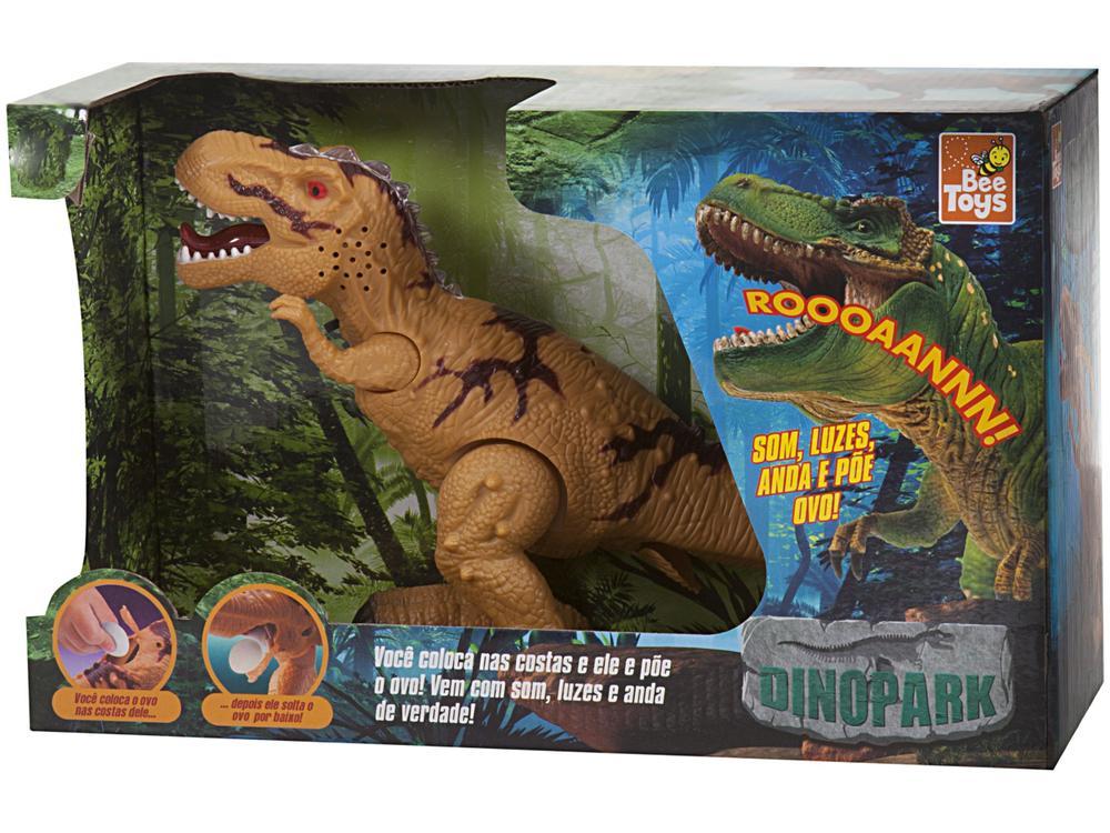 Dinossauro de Brinquedo Emite Som e Luz Solta Ovo - 5