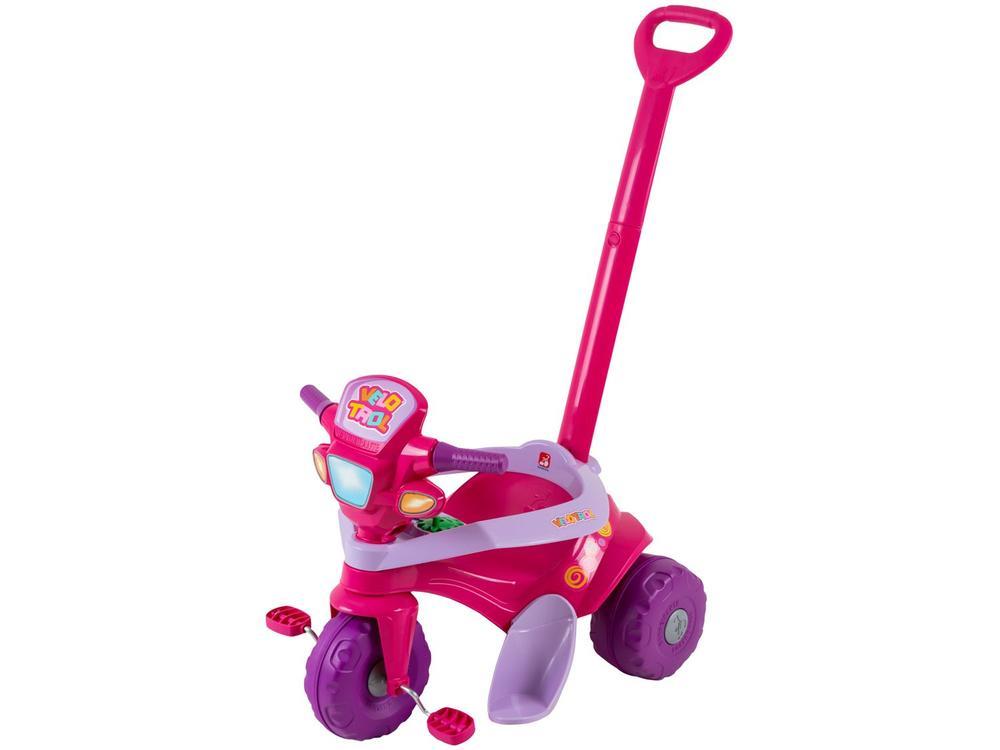 Triciclo Infantil Velotrol com Empurrador - 1
