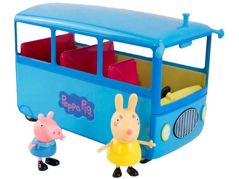 Ônibus Peppa Pig Escolar Roda Livre - 1