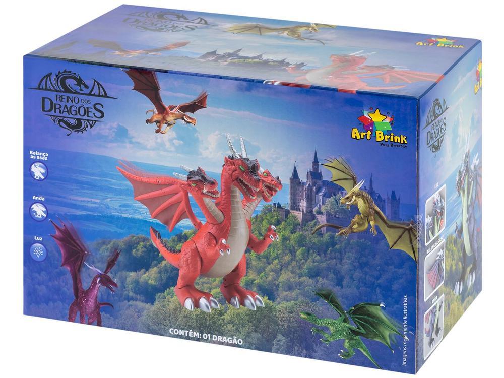 Dragão de Brinquedo 3 Cabeças - 6
