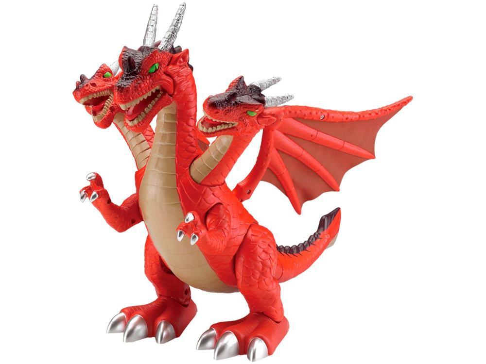 Dragão de Brinquedo 3 Cabeças - 1