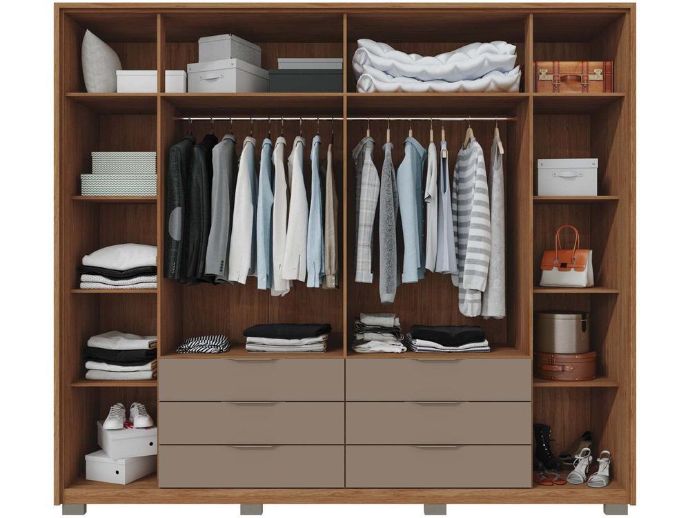 Guarda-roupa Casal 6 Portas 6 Gavetas - 6