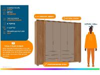 Guarda-roupa Casal 6 Portas 6 Gavetas - 2