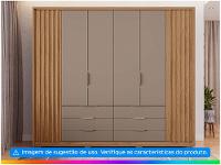 Guarda-roupa Casal 6 Portas 6 Gavetas