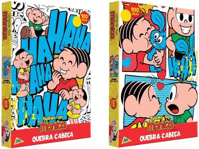 Quebra-cabeça 100 Peças Turma da Mônica