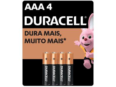 Pilha AAA Palito Alcalina 4 Unidades