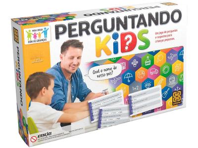 Jogo Perguntando Kids Tabuleiro Grow