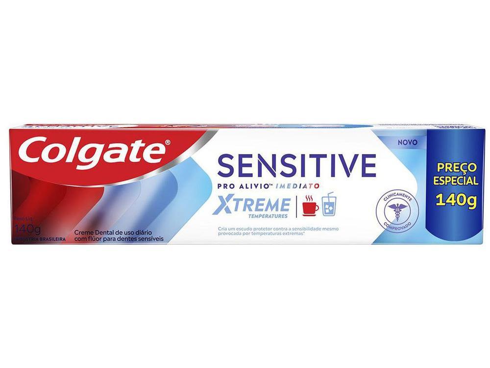 Creme Dental para  Dentes Sensíveis Colgate Pro-Alívio Imediato Xtreme Sensitive 140g - 1