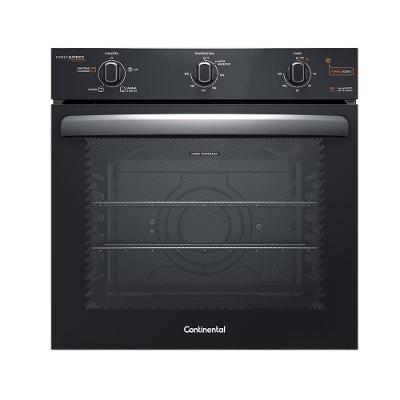 Forno Elétrico de Embutir Continental 80L Preto OC8EM