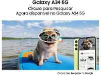 Smartphone Samsung Galaxy A34 128GB Violeta 5G Octa-Core 6GB RAM 6,6" Câm. Tripla + Selfie 13MP Dual Chip - 6