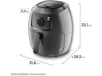 Air Fryer Electrolux Family Efficient EAF50 Grafite 6,5L com Timer