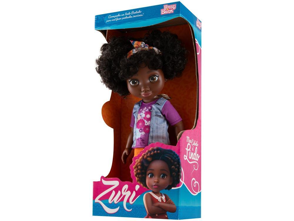 Boneca Zuri com Pente Baby Brink  - 6