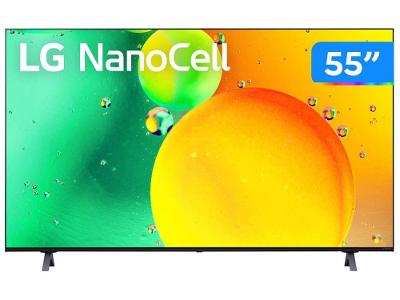 Smart TV 55” 4K NanoCell LG AI Processor 55NANO75