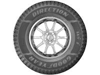 Pneu Aro 16” 235/70R16 Goodyear 110S Direction 2 SUV - 5