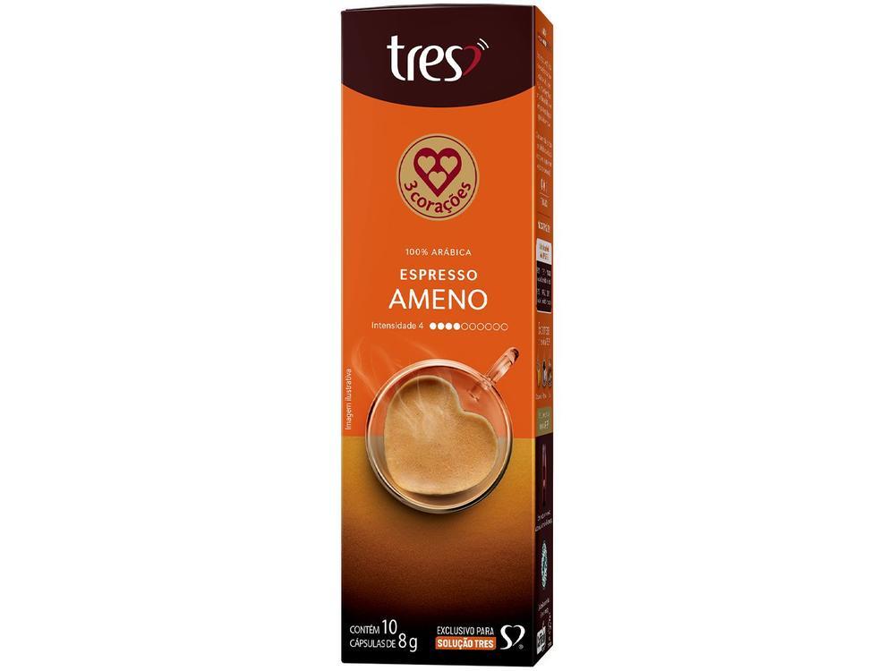 Cápsula de Café Espresso Ameno TRES 3 Corações - 1